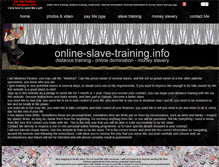 Tablet Screenshot of online-slave-training.info